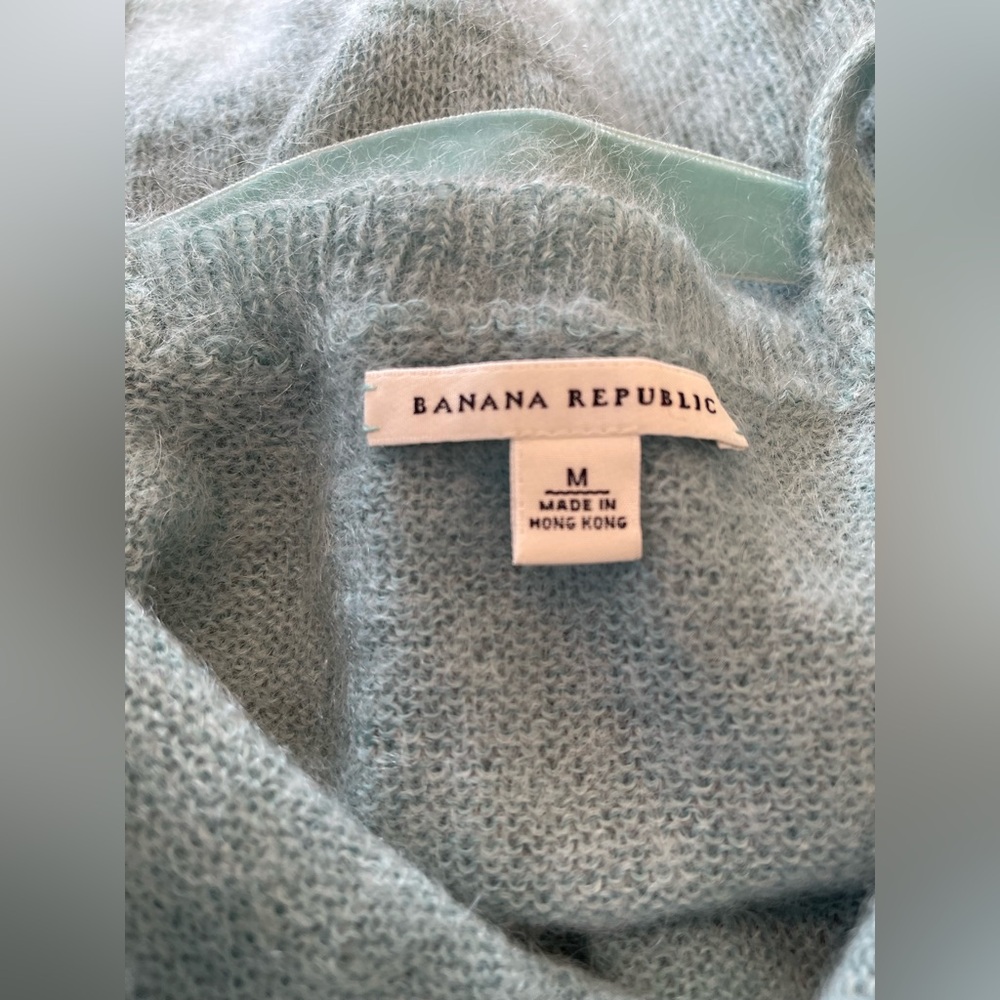 Vintage Banana Republic Soft Blue Mohair Knit Camisole - Picture 3 of 10